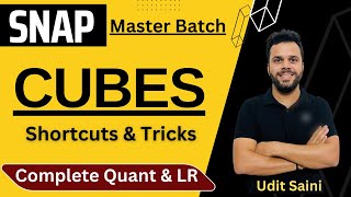 SNAP Master Batch  Cubes  Shortcuts amp Tricks  Session 3  SNAP 2024  Udit Saini [upl. by Ailet]