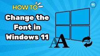 How to Change the Font in Windows 11 2024 Edition [upl. by Atina]