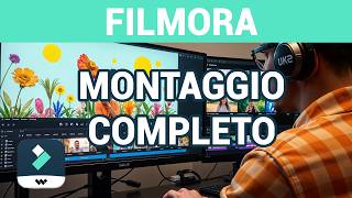 Montaggio Video Completo per Principianti con Filmora Tutorial ITA [upl. by Cousin680]