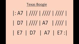 Texas Boogie Backing Track A7 [upl. by Rois]