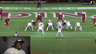 JuJuReacts To Baltimore Ravens vs Arizona Cardinals Game Highlights  NFL 2023 Week 8 [upl. by Gauthier]