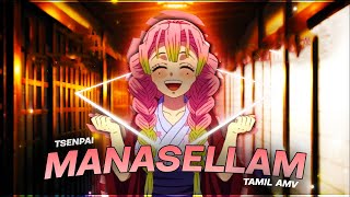 Mitsuri amp Tanjiro x Manasellam Tamil AMVEDITS  Demon Slayer  Watsapp Status [upl. by Keisling743]