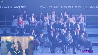 190424 BTS Stray Kids reaction to Twice FULL TMA 2019 [upl. by Ynaoj]