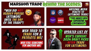 😳BEHIND THE SCENES quotWSH Did NOT Pursue Marshon Until Trade Dayquot Tried to Trade For Patriots WR👀 [upl. by Spillar]