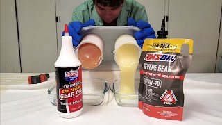 Lucas Synthetic Gear Oil vs AMSOIL 75W90 Cold Flow Test [upl. by Mcferren]