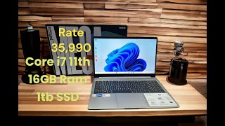 Tecno Laptop MegaBook T1 i7 11th Gen 16GB 1TB SSD Unboxing Video [upl. by Eidroj]