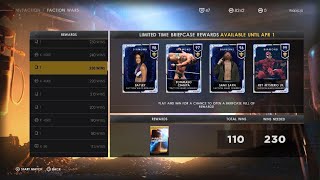 WWE 2K22 MyFACTION Faction Wars Limited Time Briefcase Rewards March [upl. by Duggan]