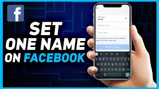 How to One Name On Facebook 2024  Easy Method [upl. by Barbee]