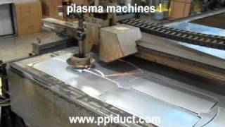 MG PLASMA cutting table 100 amp Hypertherm MAX 100 Burney CNCwmv [upl. by Ahsim325]