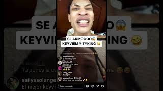 SE ARMÓ 😡 Keyviem Y Tyking EN VIVO tiradera trinitarios [upl. by Natfa]