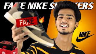 Unboxing  Fake Nike Sneakers From Flipkart 😆 [upl. by Socrates857]