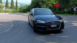 Audi A3 Sportback gtron a metano 131 cavalli su strada [upl. by Anial]