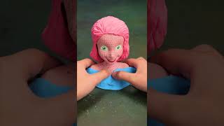 Splash And Colors A Mermaid Dolls 3D Cart Making 🧜‍♀️🌈 Shorts [upl. by Nayhr]