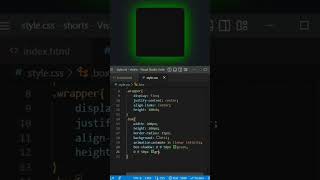 Glowing box effect with css shorts viralvideo trending [upl. by Benny842]