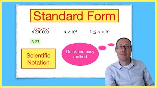 How to write standard form  index form  scientific notation [upl. by Cara]