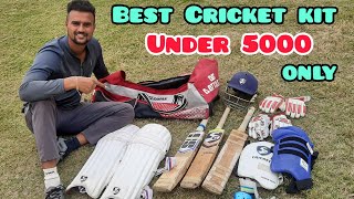 🔥 Best Cricket Kit Under 5000 Only  Cricket Kit Bag Full Set  Cricket kit Cheapest Cricket Kit [upl. by Saxe]