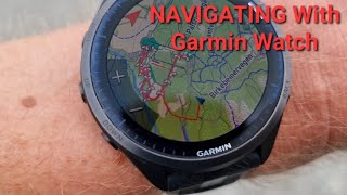 NAVIGATING With a Garmin Watch [upl. by Cita]