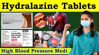 Hydralazine 25 mg tablet  Hydralazine 50 mg  High blood pressure  Uses Dosage and strength [upl. by Ahswat359]