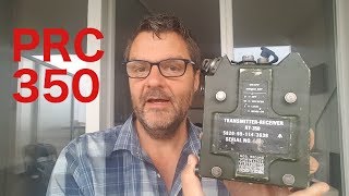 The PRC350 British Military Portable Radio [upl. by Dehlia]