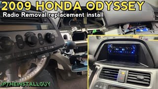 2009 Honda odyssey radio removal replacement install upgrade [upl. by Emmalee463]