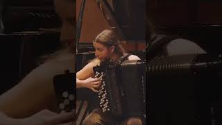 PaganiniLiszt La Campanella  Sofia Ros  accordion👏 classicalmusic music musicians [upl. by Yrad]