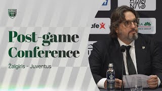 Andrea Trinchieri “We respected our job and fans today” [upl. by Akilat]