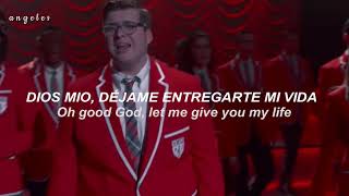 Glee  Take Me To Church amp Chandelier  Lyrics  Sub Español [upl. by Forsta]