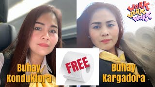 FREE TOILETPAPER  Buhay Konduktora Buhay Kargadora  Life of a Filipino in Germany  Lala Lhot [upl. by Efi]