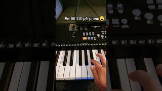 En till låt på piano [upl. by Acirret]