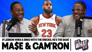 IF LEBRON WINS A RING WITH THE KNICKS HES THE GOAT  S3 EP24 [upl. by Otrebliw]