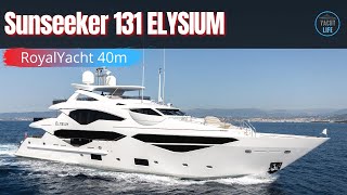 Inside The £168 Million 2018 Sunseeker 131 ELYSIUM  Exceptional quality [upl. by Pru]