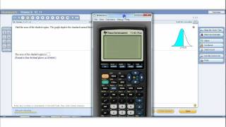 Using the TI to find probabilities in the Standard Normal Distribution [upl. by Mcclain]