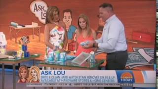 Brite and Clean Ultimate Hard Water Stain Remover R on NBC TODAY Show [upl. by Aratal]