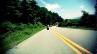 Riding the 2012 Honda Gold Wing on the Blue Ridge Parkway [upl. by Oelgnaed]