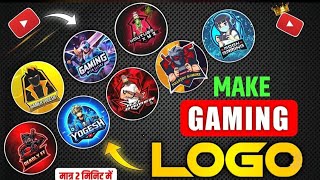 Gaming logo kaise Banaye  How to Create Gaming logo  Gaming logo  Free Fire ka logo kaise Banate [upl. by Retsek]