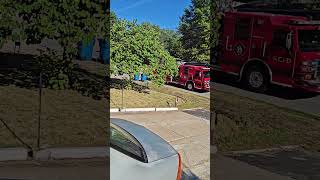 Kansas City Independence Missouri E 47th St S Another firetruck run 911 AM [upl. by Sprung]