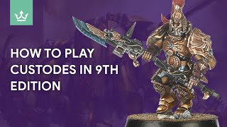 How to play Custodes in 9th edition  Tips from 40k Playtesters [upl. by Santana202]