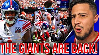 The Giants BEAT the Browns and Looked GOOD  2024 New York Giants [upl. by Mill]