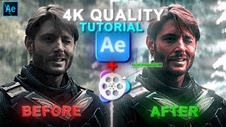 4K Quality Tutorial For your Edits  After Effects and Video Proc Converter Tutorial [upl. by Falzetta]