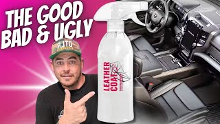 How to PROTECT YOUR LEATHER with Gyeon Leather Coat  Car Detailing [upl. by Ellenid]