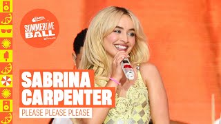 Sabrina Carpenter  Please Please Please Live at Capitals Summertime Ball 2024  Capital [upl. by Zoes]