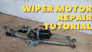 Broken Window Wiper Motor Repair Fix Tutorial [upl. by Elleuqram520]