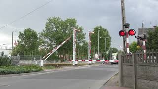 Przejazd kolejowy Grodzisk Wielkopolski PL  572023  Railroad crossing [upl. by Graham]