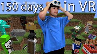 I Lived INSIDE Minecraft For 150 Days [upl. by Ellecrag783]