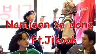 Jikook Jikook moments“when namjoon is so done with them” [upl. by Aihsenad]