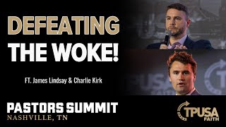 James Lindsay amp Charlie Kirk at The Pastors Summit in Nashville TN 2023 Day 3 [upl. by Reidar]