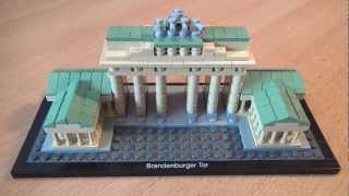 Test LEGO Brandenburger Tor LEGO Architecture Set 21011 [upl. by Elaina]