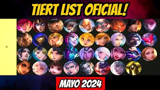 NUEVA TIER LIST OFICIAL MAYO 2024 LOS MEJORES HEROES DEL META MOBILE LEGENDS ESPAÑOL [upl. by Jerman88]