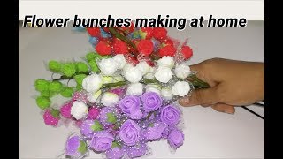 Artificial flowers making at home [upl. by Halil]