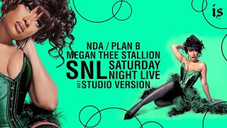 Megan Thee Stallion  NDA  Plan B SNL  Live Studio Version [upl. by Isabelita]